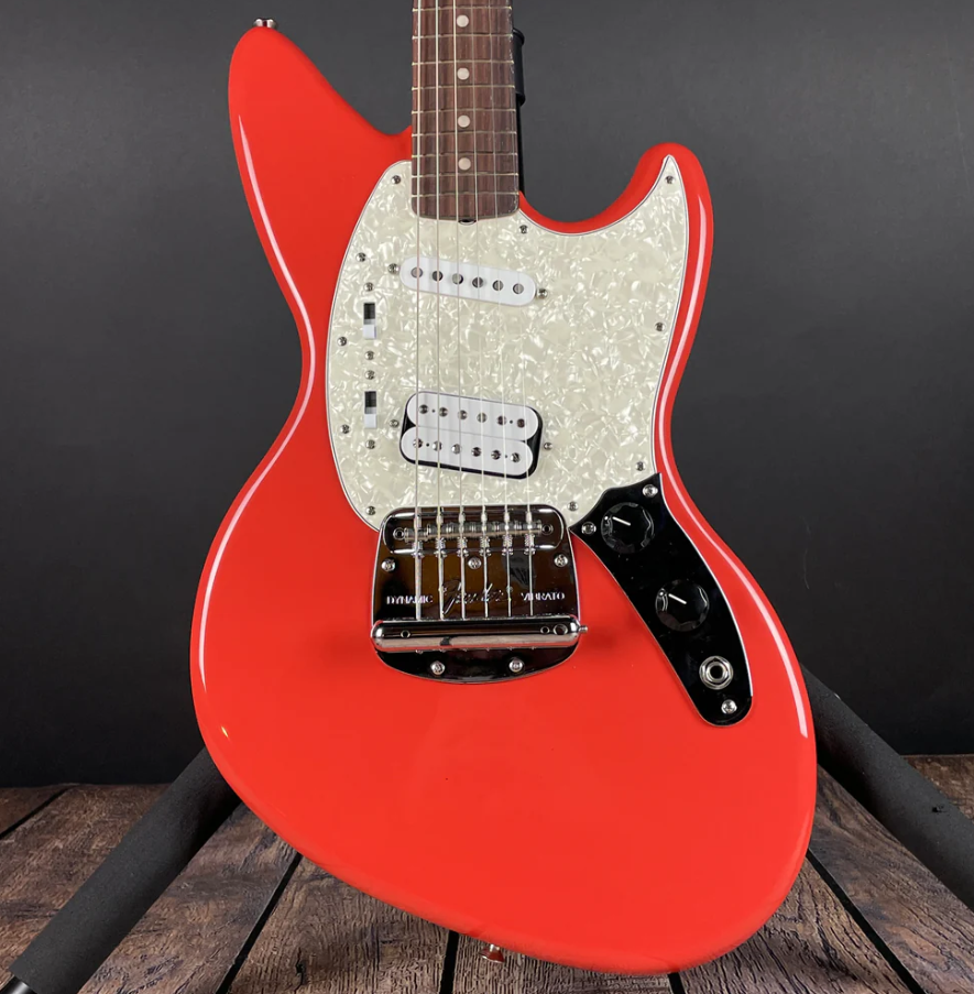 Электрогитара Fender Kurt Cobain Jag-Stang Rosewood Fiesta Red