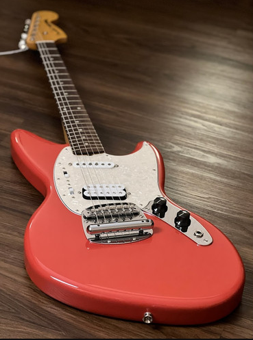 Электрогитара Fender Kurt Cobain Jag-Stang Rosewood Fiesta Red