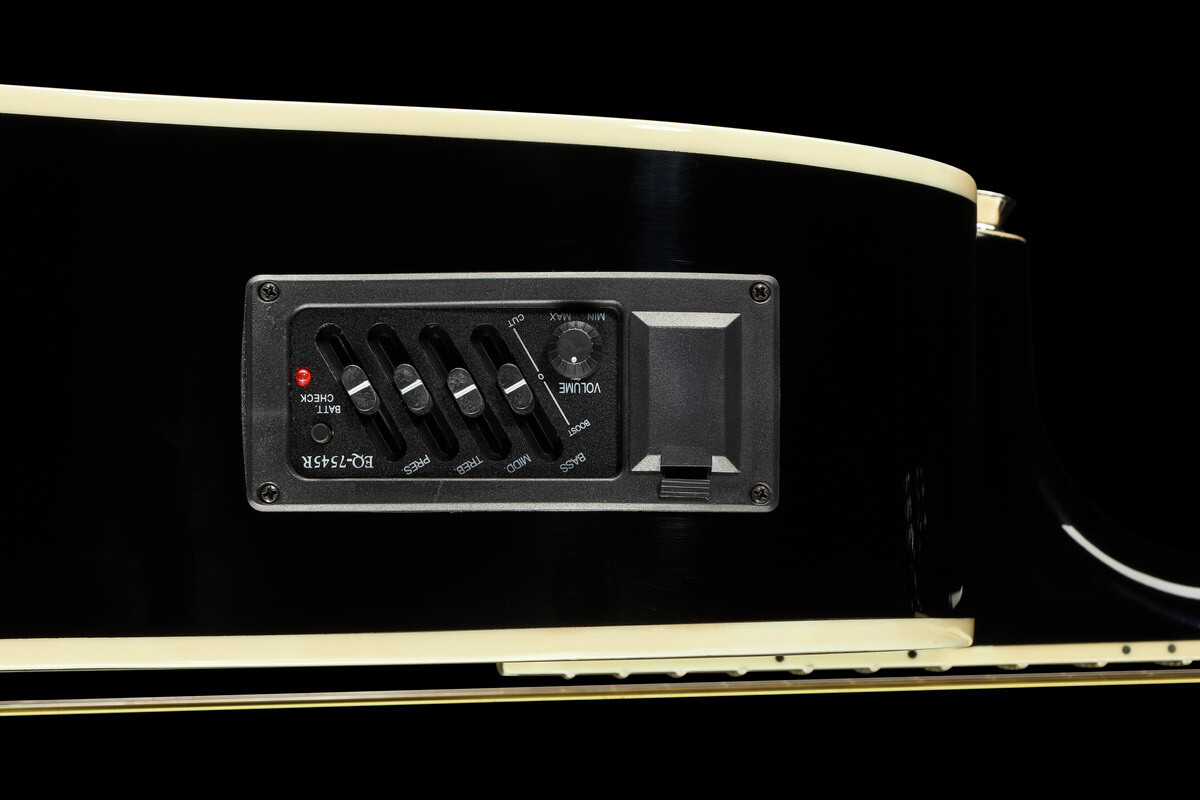 Электроакустическая гитара Harley Benton D-120CE BK