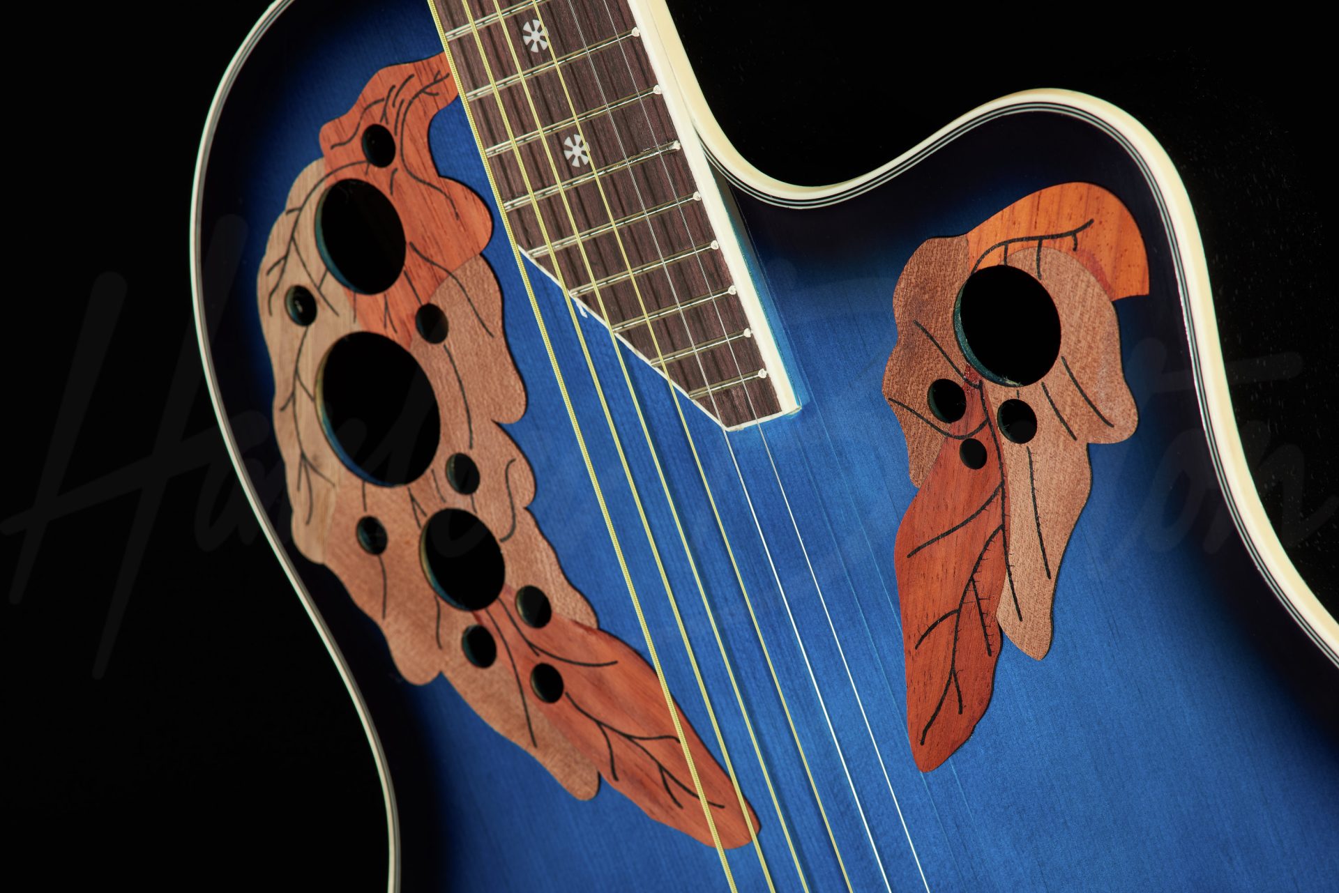 Электроакустическая гитара Harley Benton HBO-850 Classic Blue