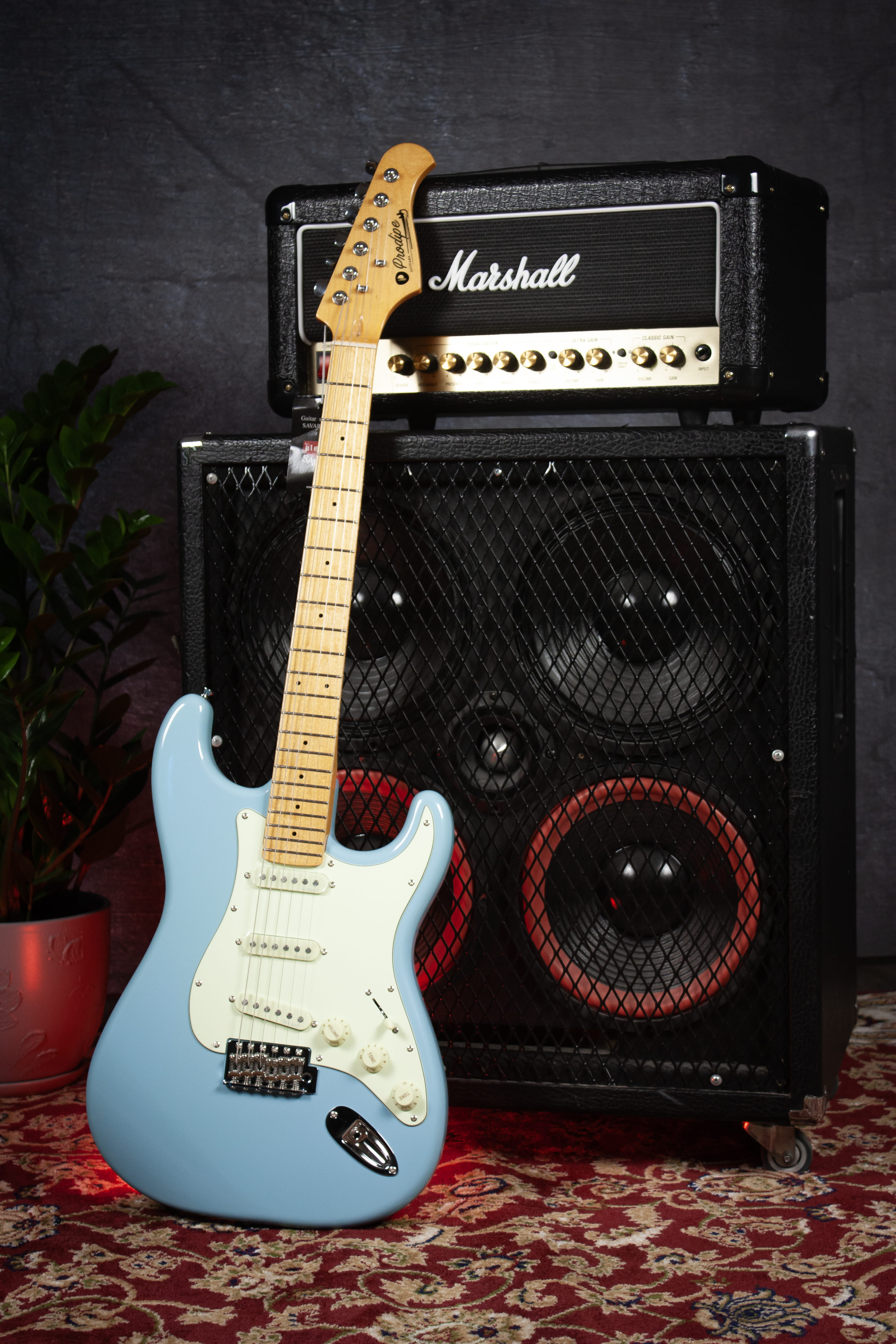 Электрогитара Prodipe JMFST80MABL ST80MA Bundle