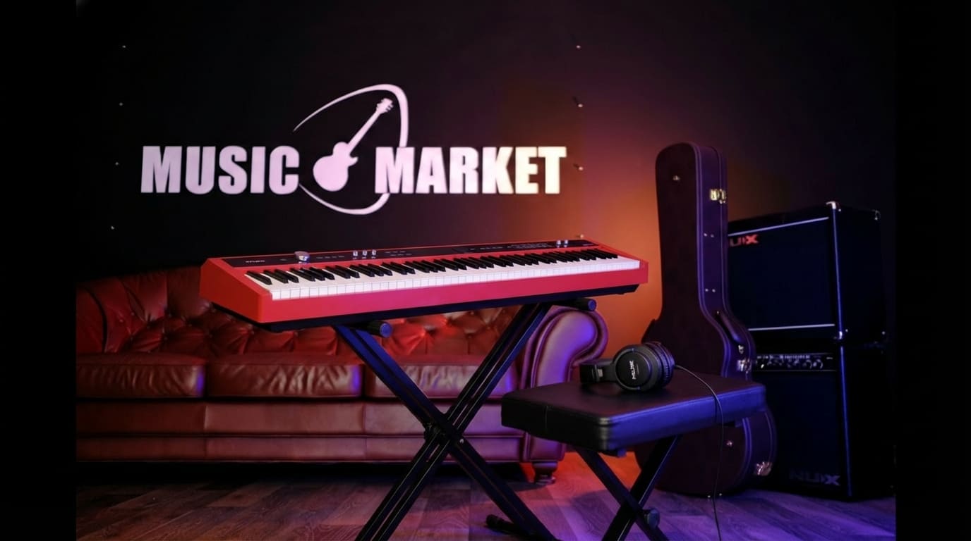 NPK-20-RD Цифровое пианино, красное, Nux