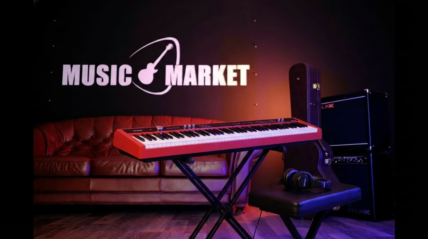 NPK-20-RD Цифровое пианино, красное, Nux