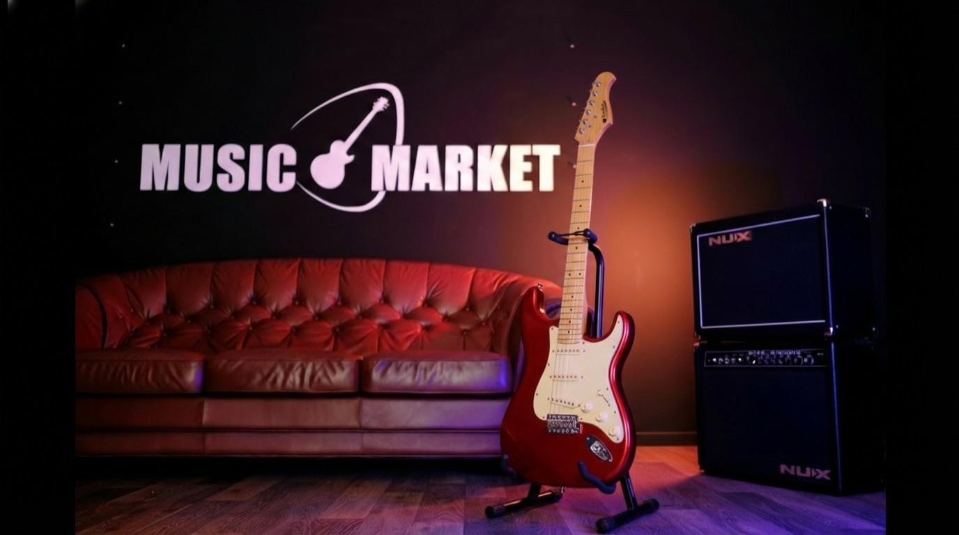 JMFST80MACAR ST80MA Электрогитара, красная, Prodipe