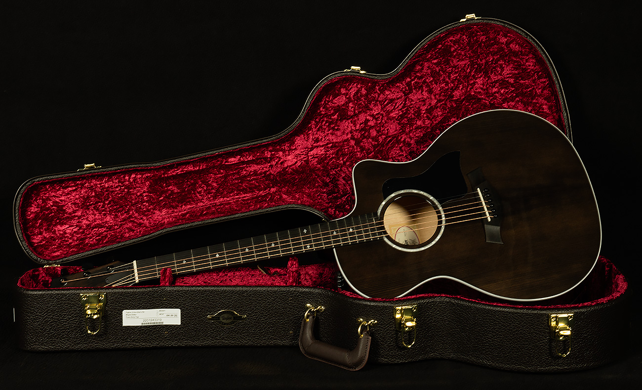 Электроакустическая гитара Taylor 224ce DLX deluxe LTD, Trans Grey