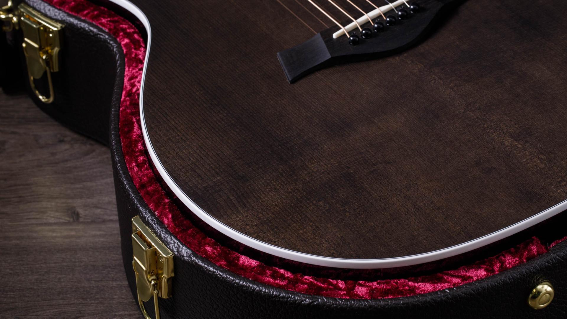 Электроакустическая гитара Taylor 224ce DLX deluxe LTD, Trans Grey