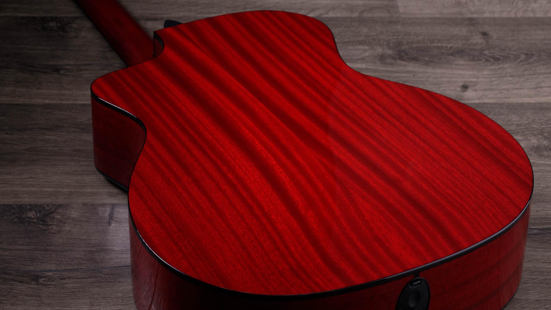 Электроакустическая гитара Taylor 224ce DLX deluxe LTD, Trans Red