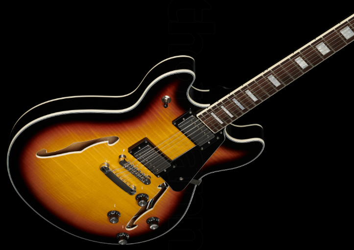 Полуакустическая гитара Harley Benton HB-35Plus Vintage Burst