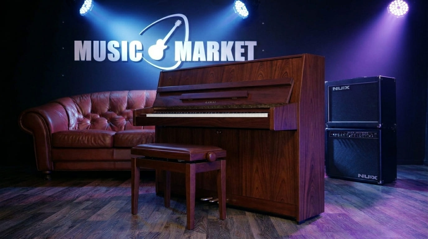 Акустическое пианино Kawai K-15E MH/MP - красное дерево