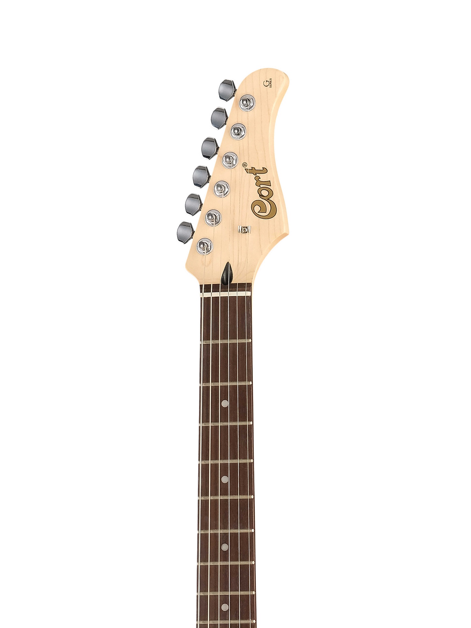 G200-BLK G Series Электрогитара, черная, Cort
