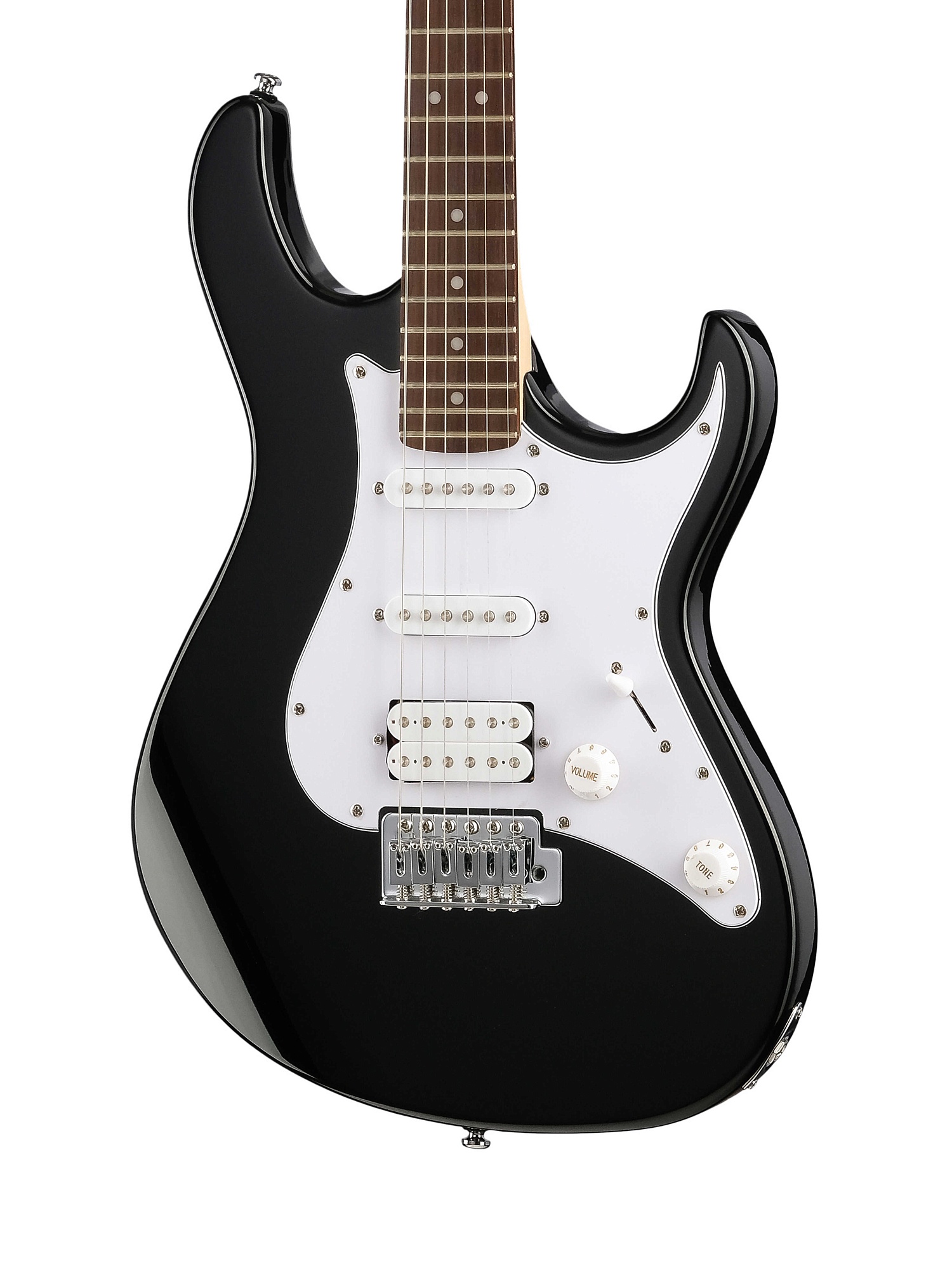 G200-BLK G Series Электрогитара, черная, Cort