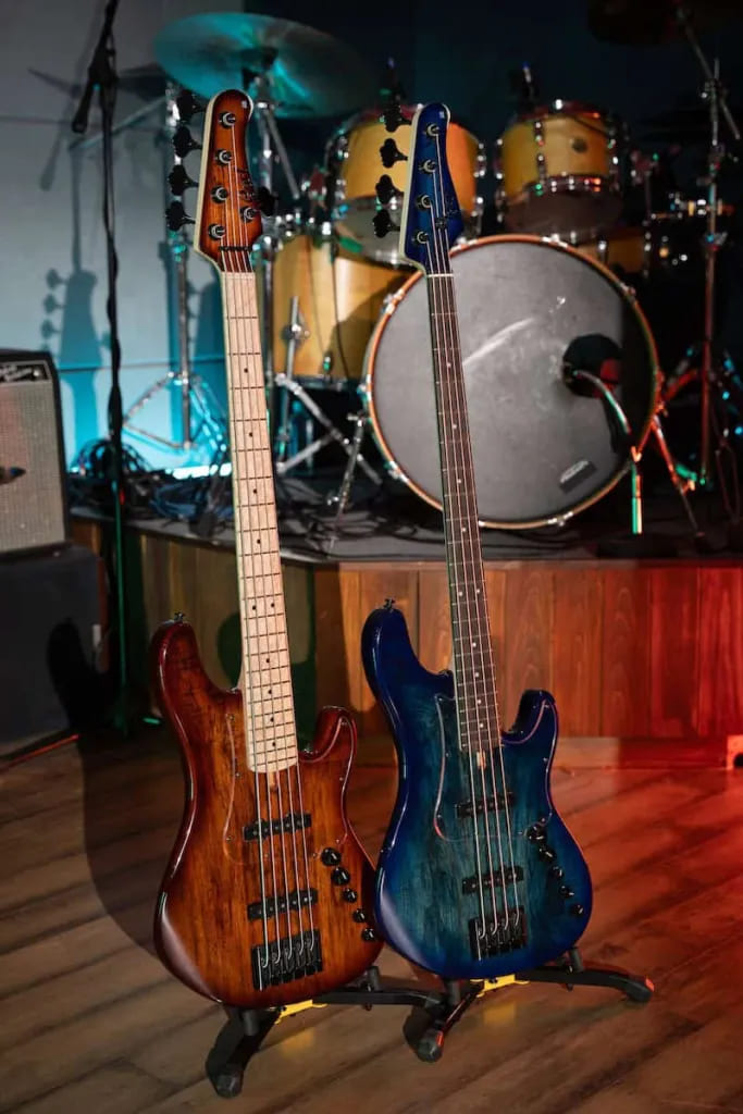 5 ти струнная бас гитара Cort GB-Fusion-5-ABB-wbag GB Series