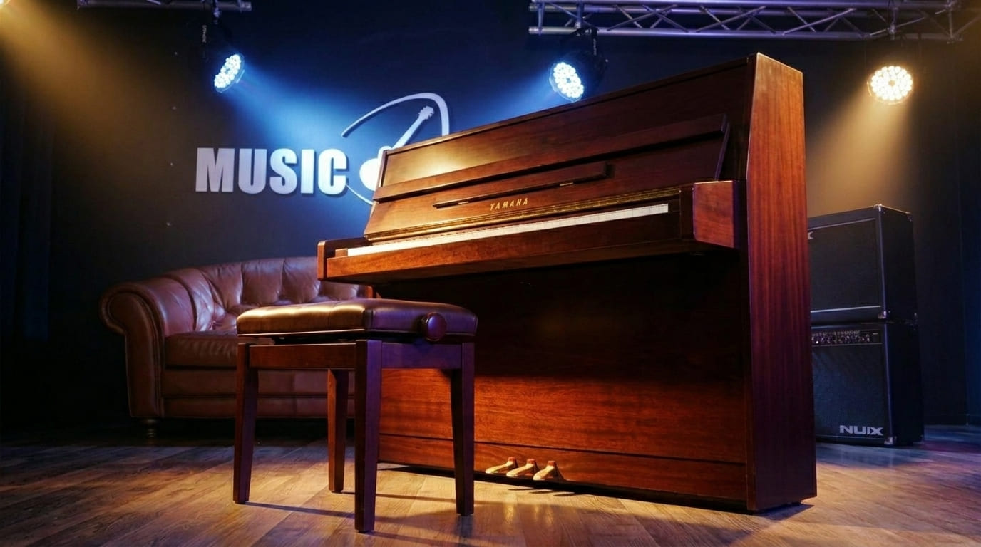 Акустическое пианино Yamaha JU109 PM - красное дерево полированный