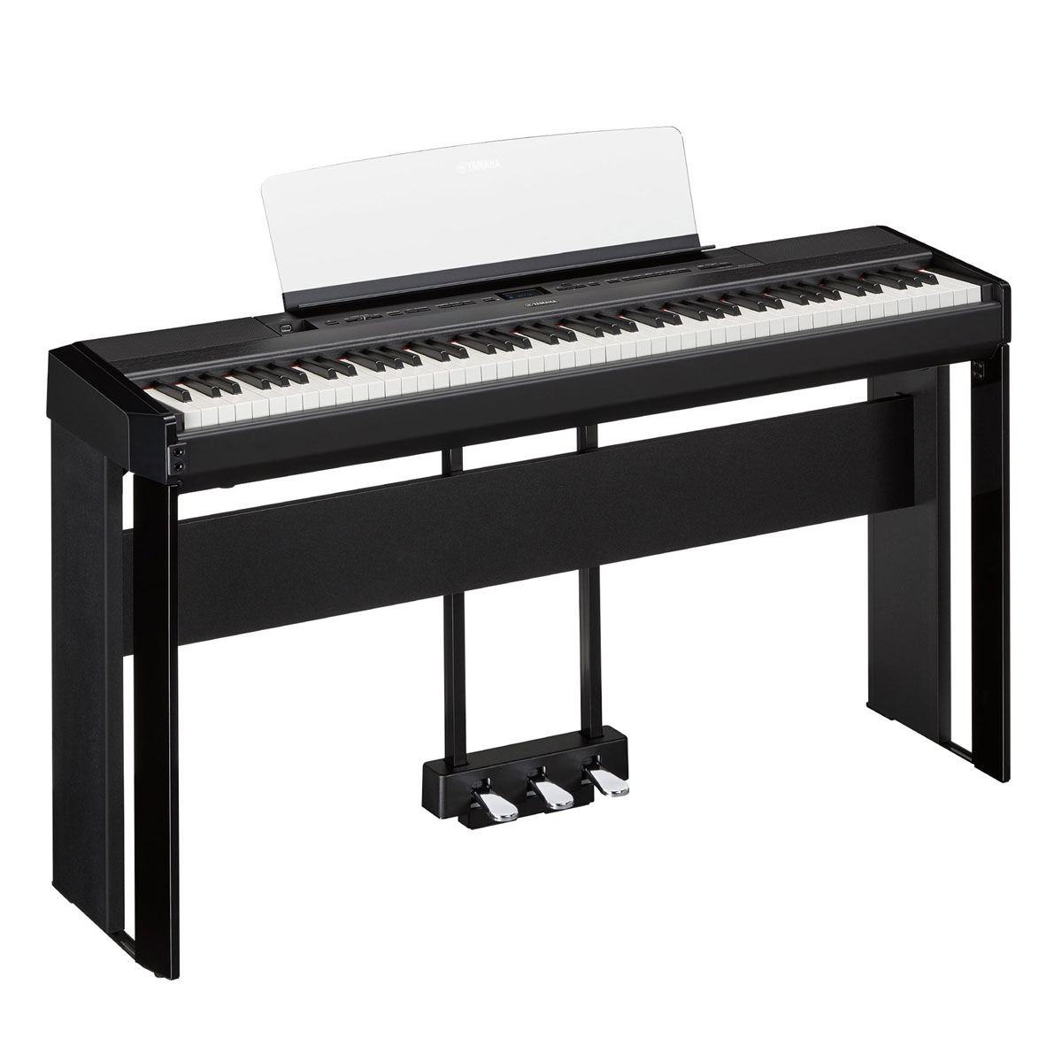 Цифровое пианино, блок педалей и стойка Yamaha P-515 B