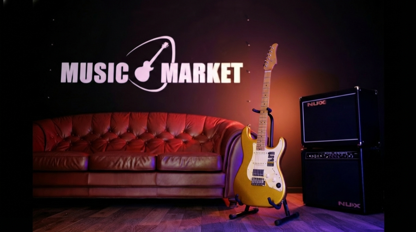 S801-Standard-801-GD Электрогитара с встроенным процессором, золотистая, GTRS