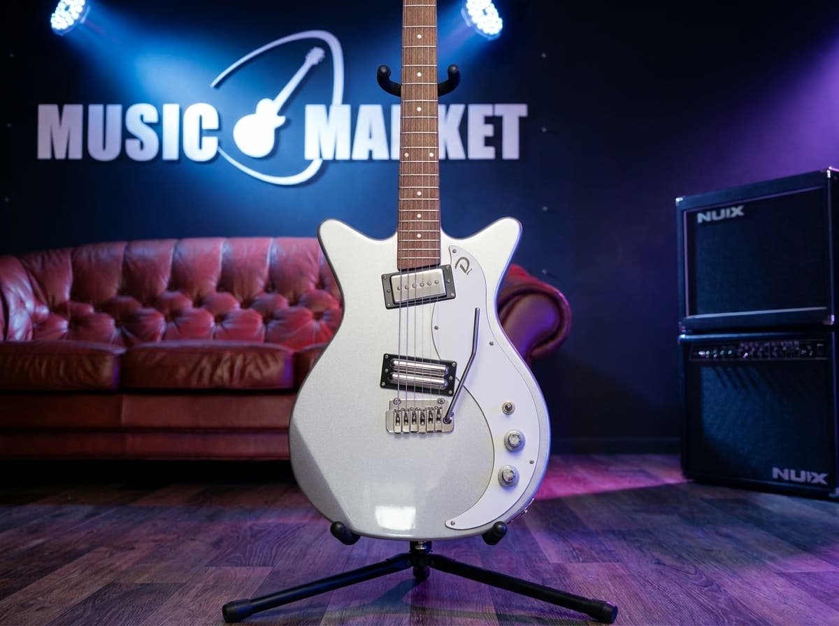 Электрогитара Danelectro 59 XT Silver