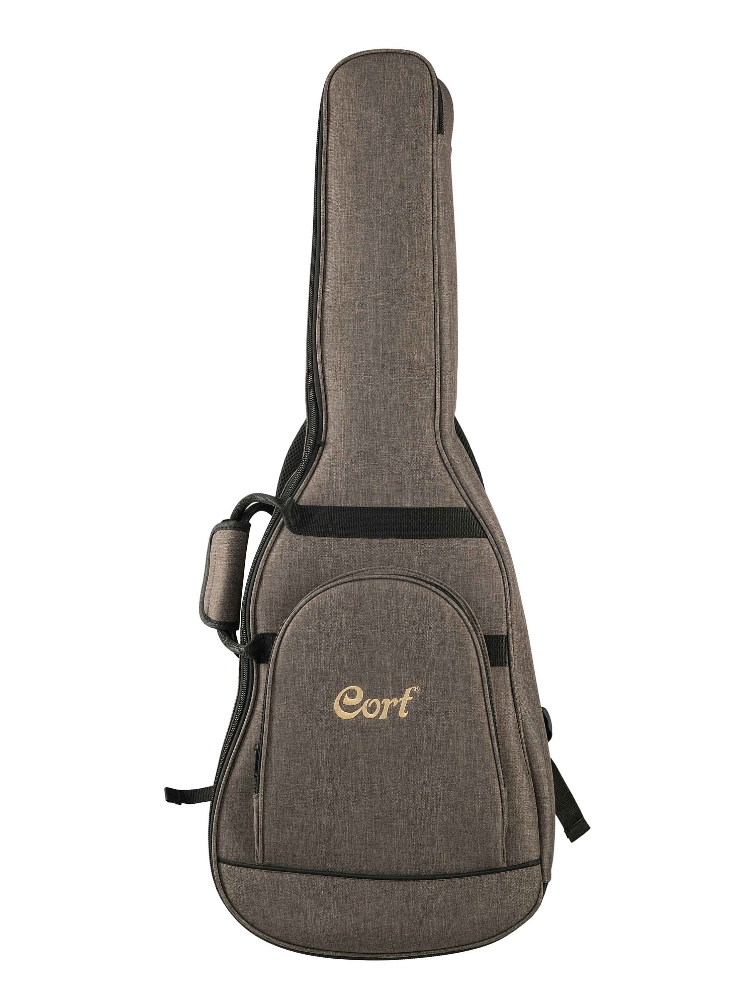 X700-Mutility-II-TTG-bag X Series Электрогитара, мультимензурная, с чехлом, серая, Cort