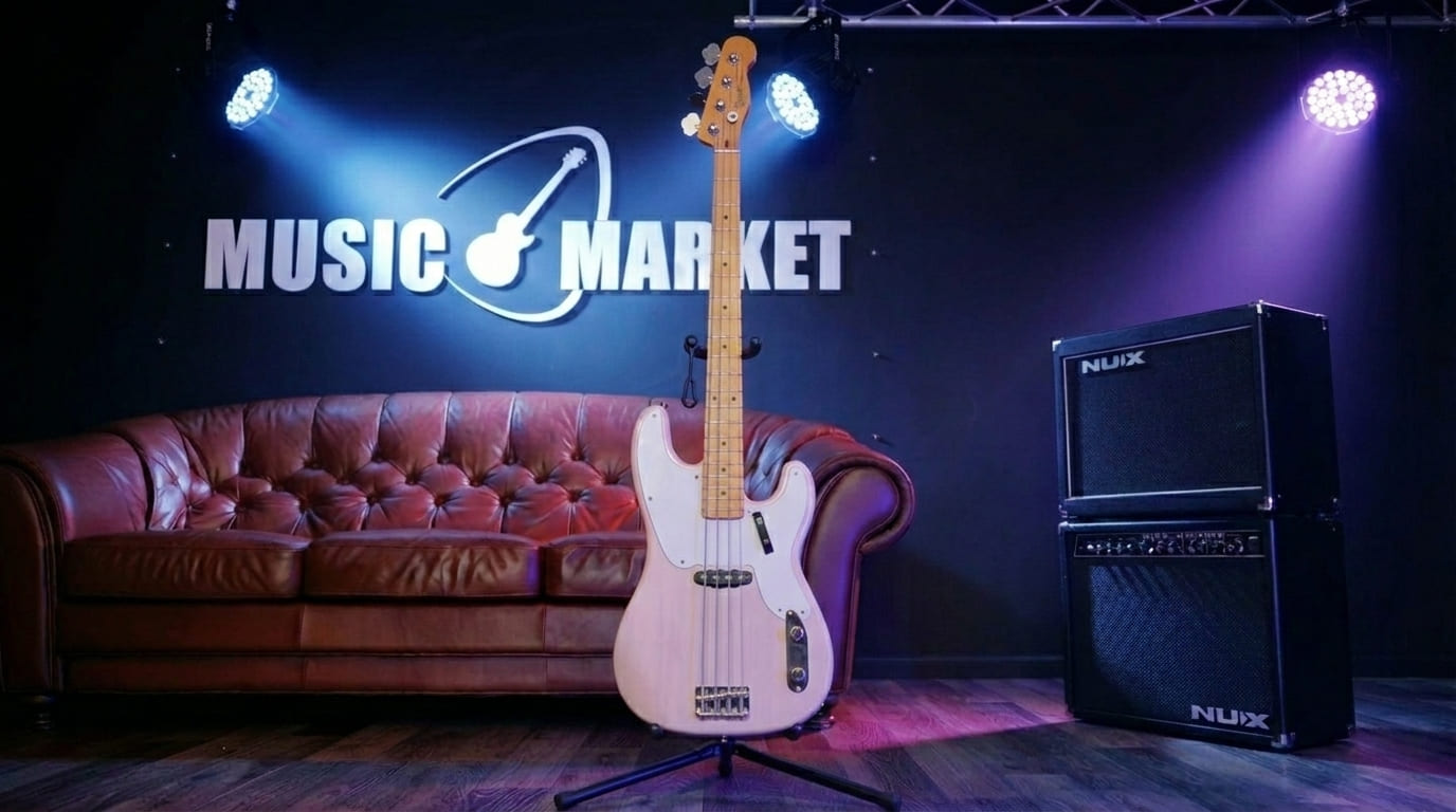 Бас гитара Squier CV 50s P Bass MN WHB