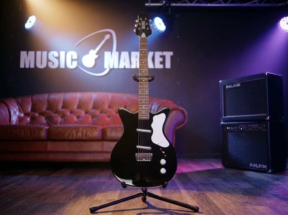 Электрогитара Danelectro Dan O. Cool Black