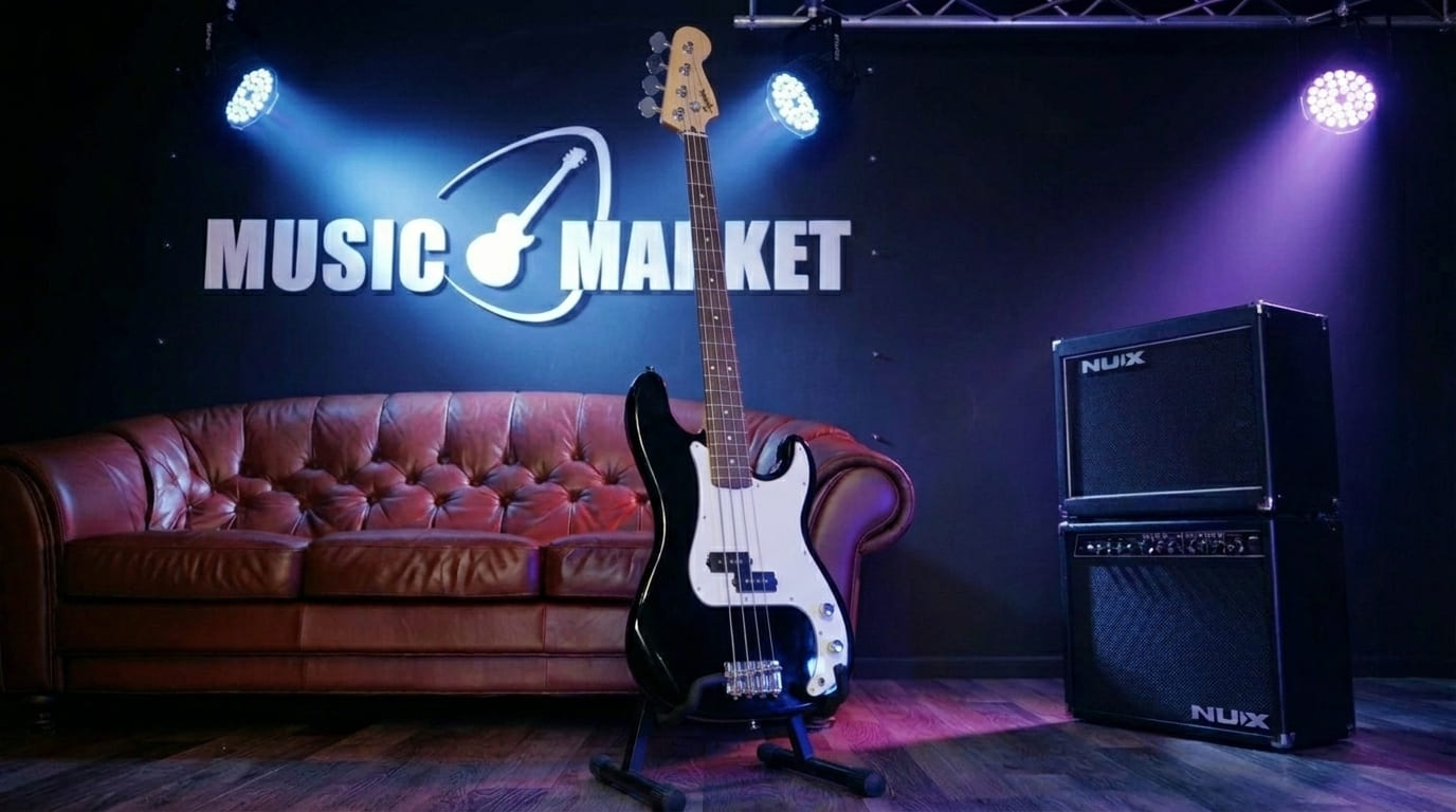 Бас гитара Squier Sonic Precision Black