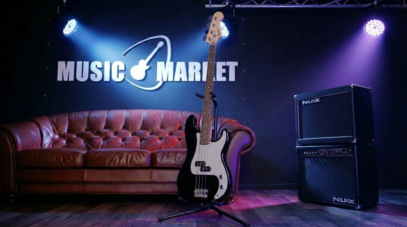 Бас гитара Squier Sonic Precision Black