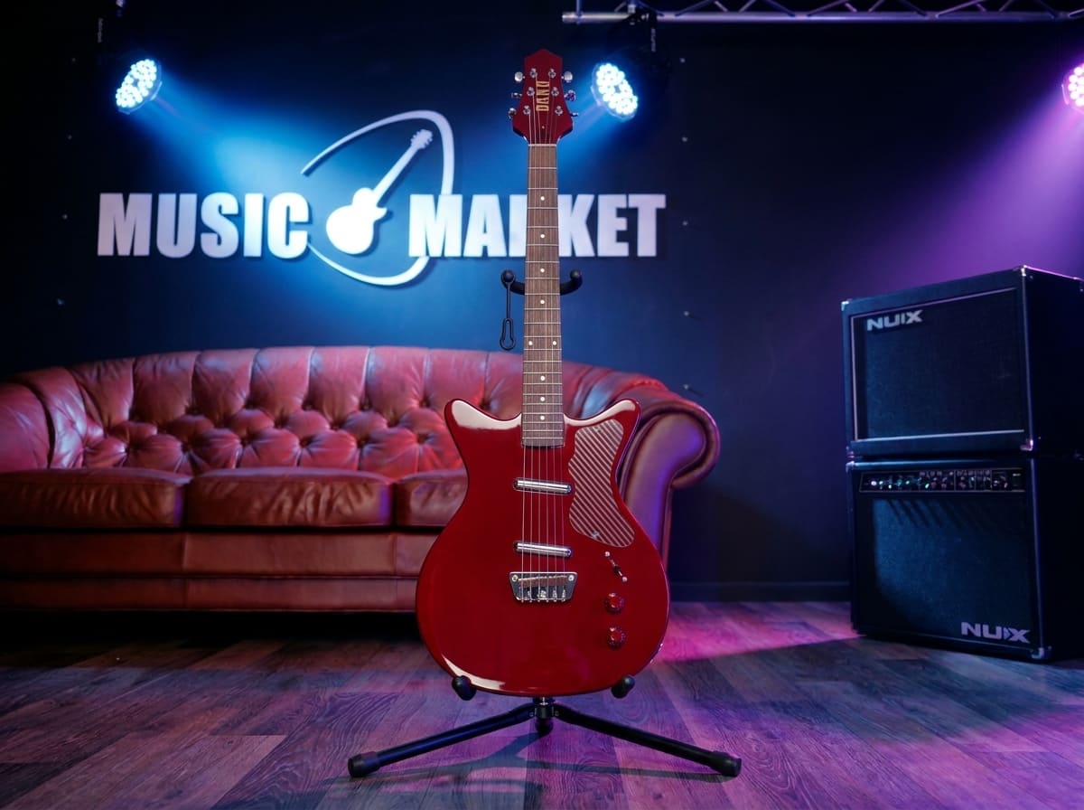 Электрогитара Danelectro Dan O. Cool Maroon