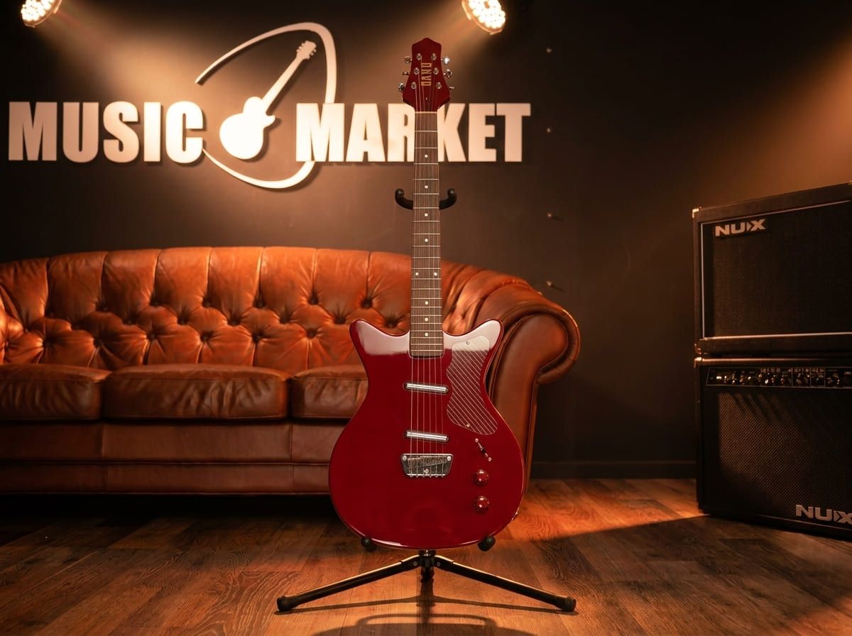 Электрогитара Danelectro Dan O. Cool Maroon