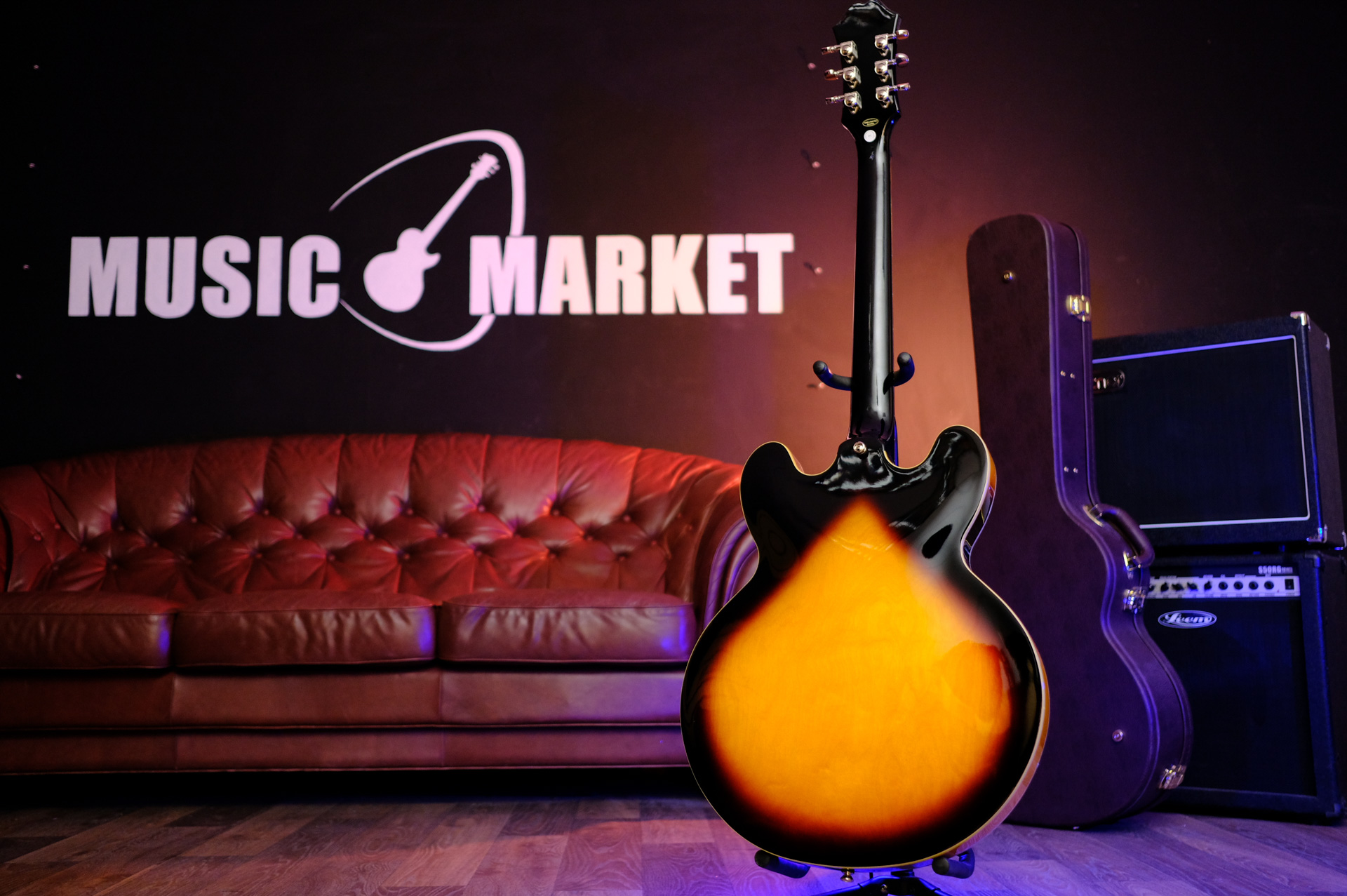 Электрогитара Vintage Sunburst EPIPHONE Dot ES-335