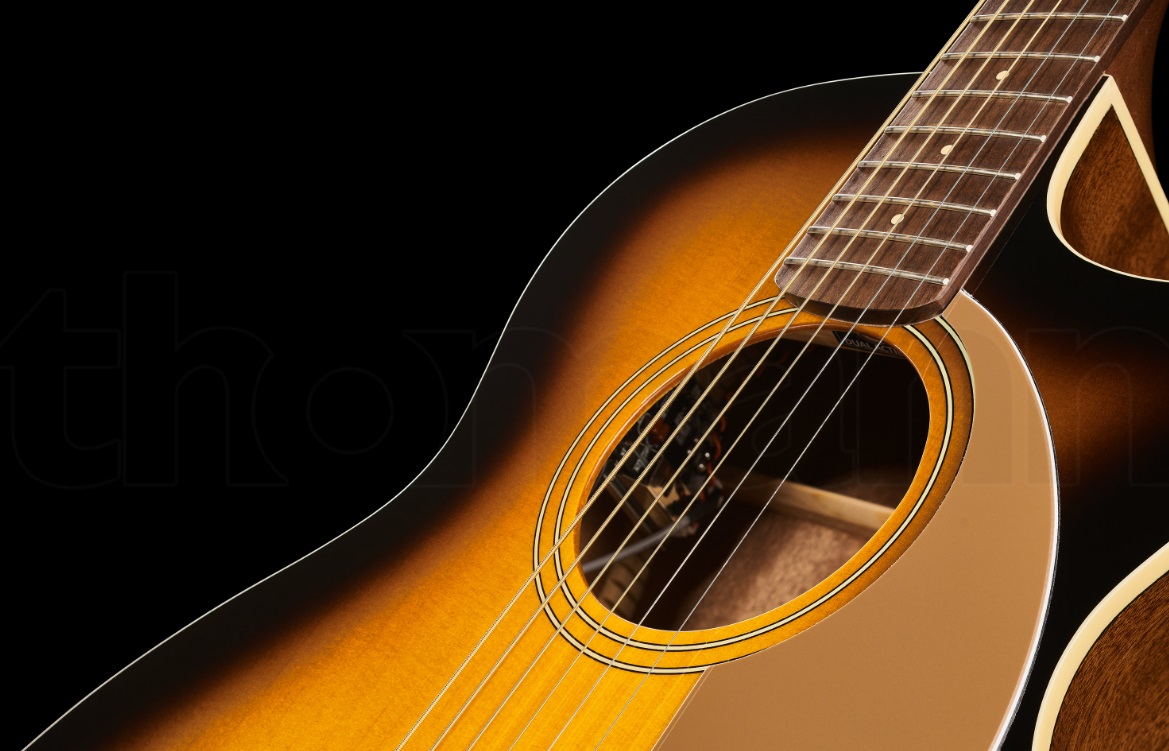 Электроакустическая гитара Fender Newporter Player Sunburst WN