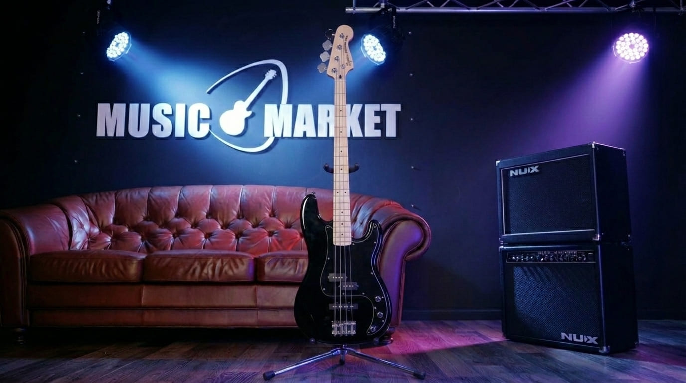 Бас гитара Squier Affinity P Bass MN PJ BK