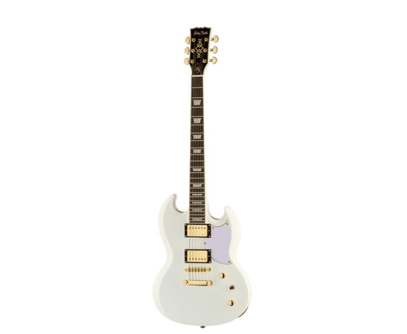 Электрогитара Harley Benton DC-Custom II White