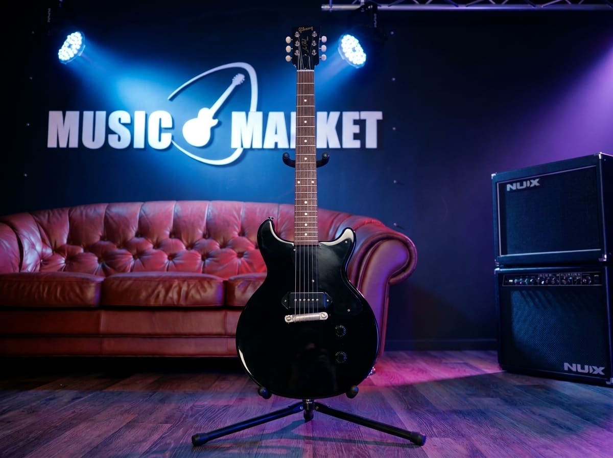 Электрогитара Gibson LP Junior Double Cut Ebony
