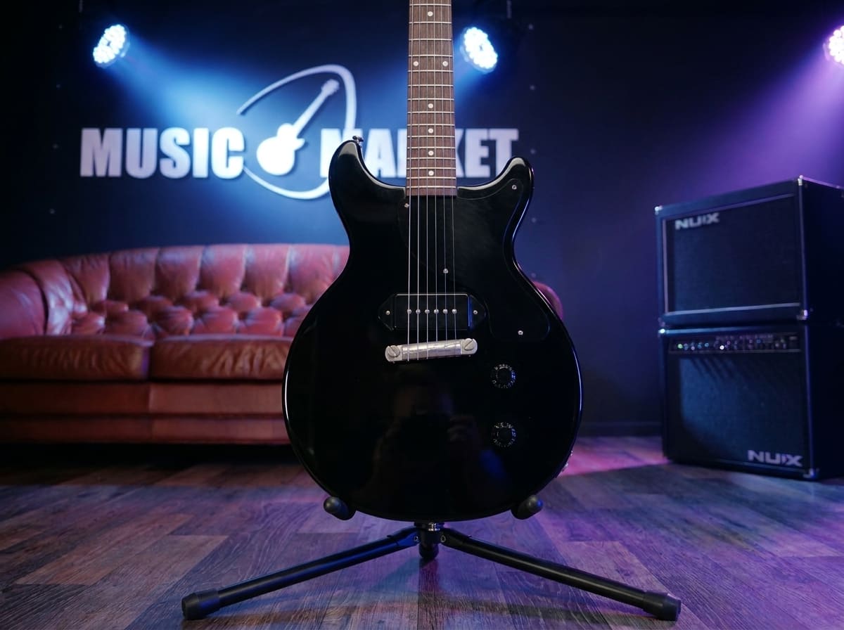 Электрогитара Gibson LP Junior Double Cut Ebony