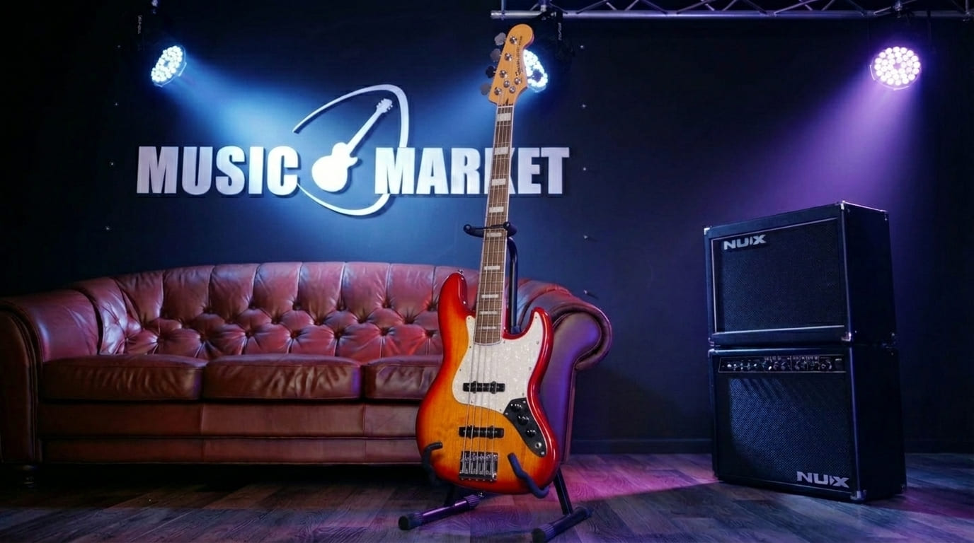 Бас гитара Squier CV Act 70s J Bass V LRL SSB