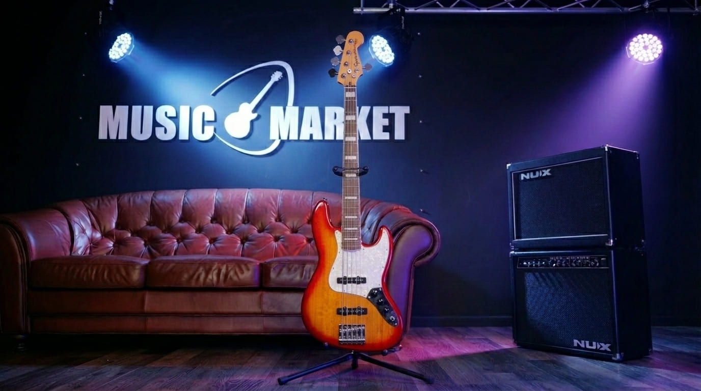 Бас гитара Squier CV Act 70s J Bass V LRL SSB