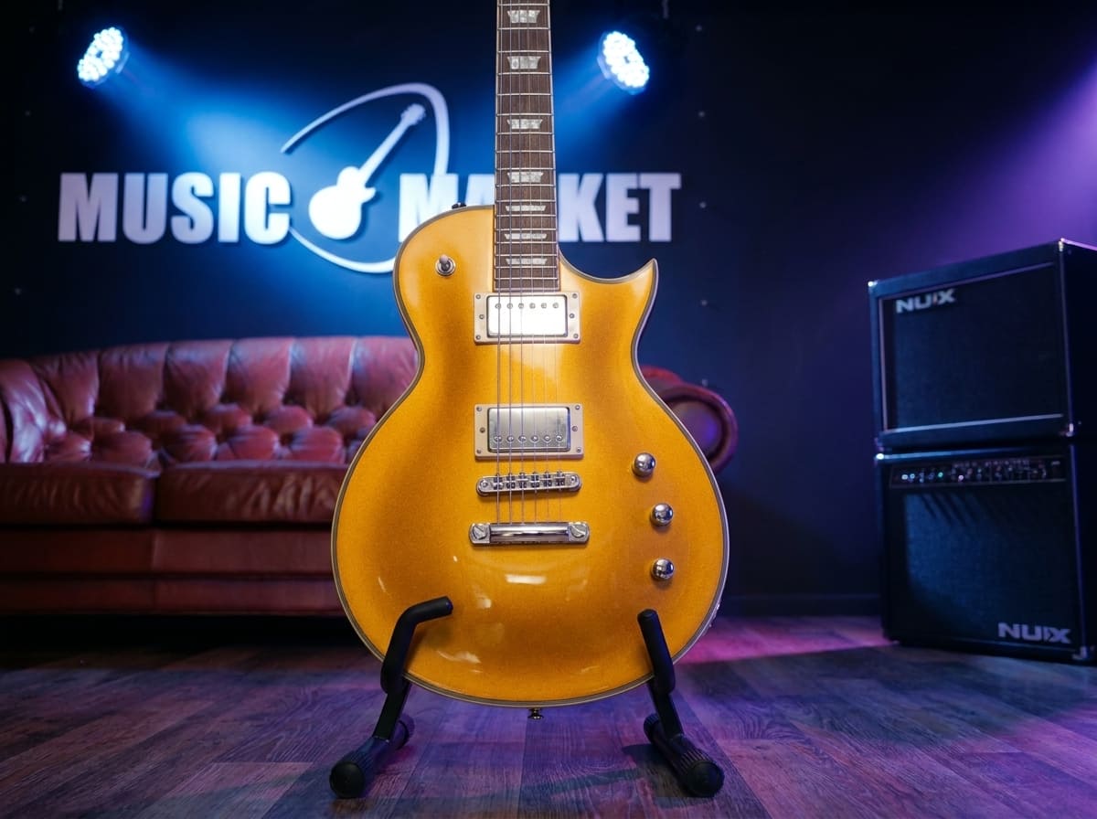 Электрогитара Harley Benton SC-Custom III Gold Top