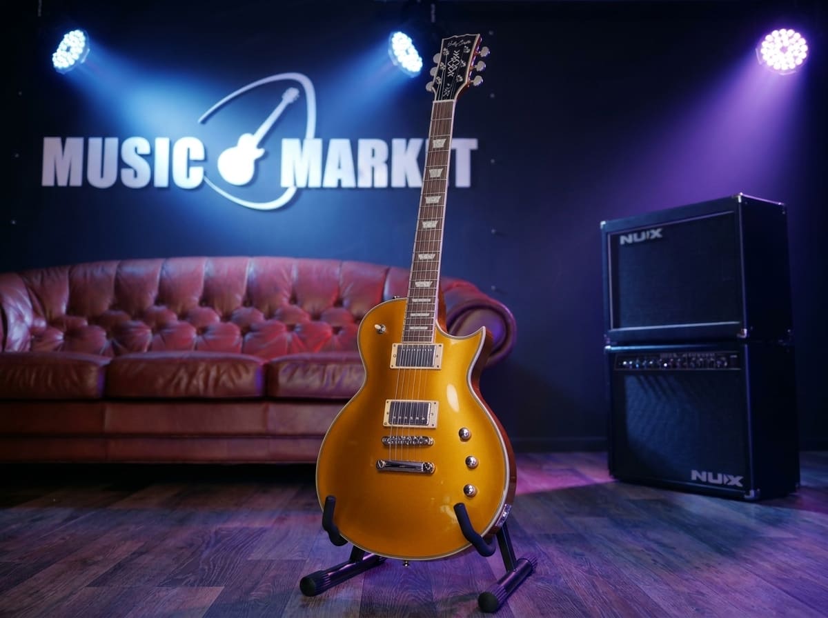 Электрогитара Harley Benton SC-Custom III Gold Top