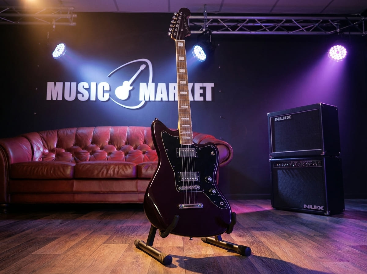 Электрогитара Squier Paranormal Jazzm Baritone OXB