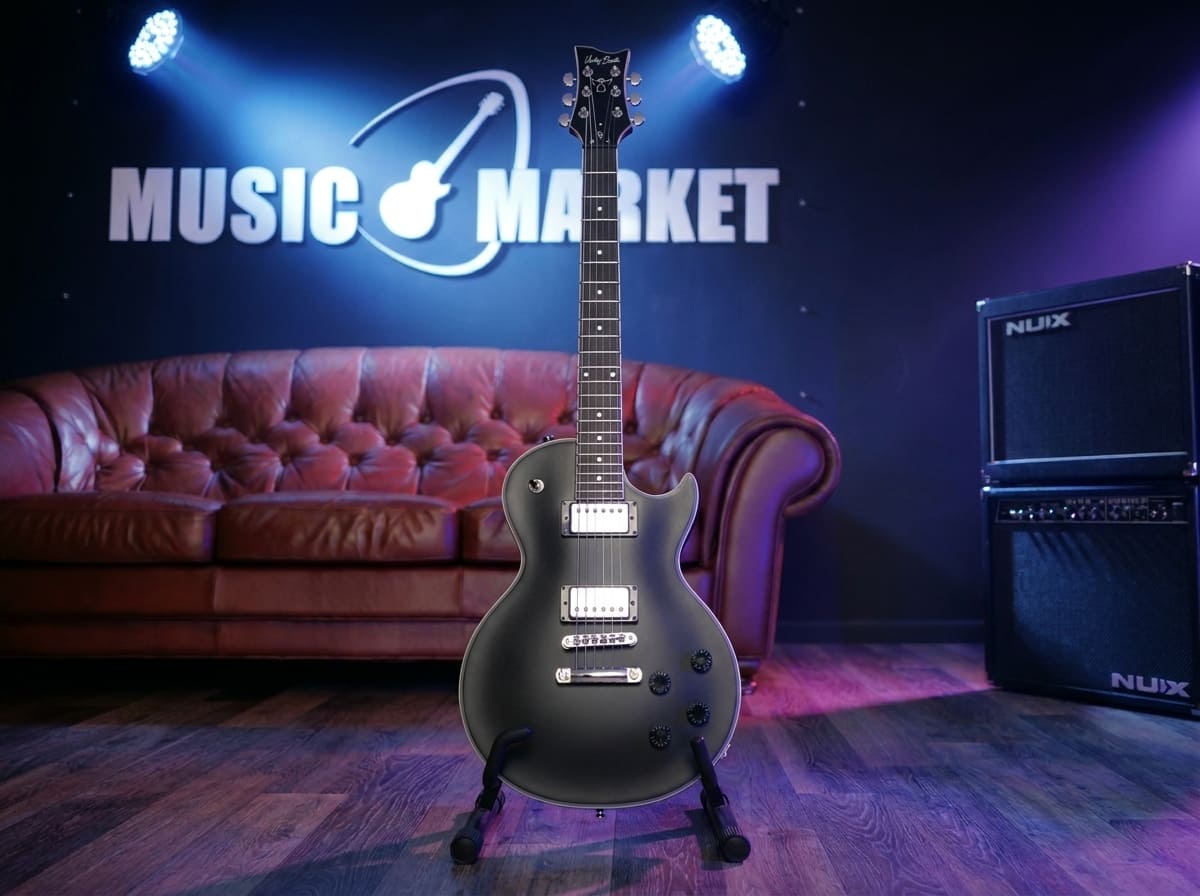 Электрогитара Harley Benton Agufish STD Signature BK