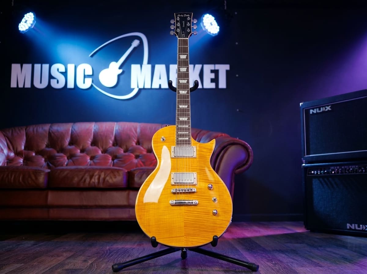Электрогитара Harley Benton SC-Custom III Lemon Flame