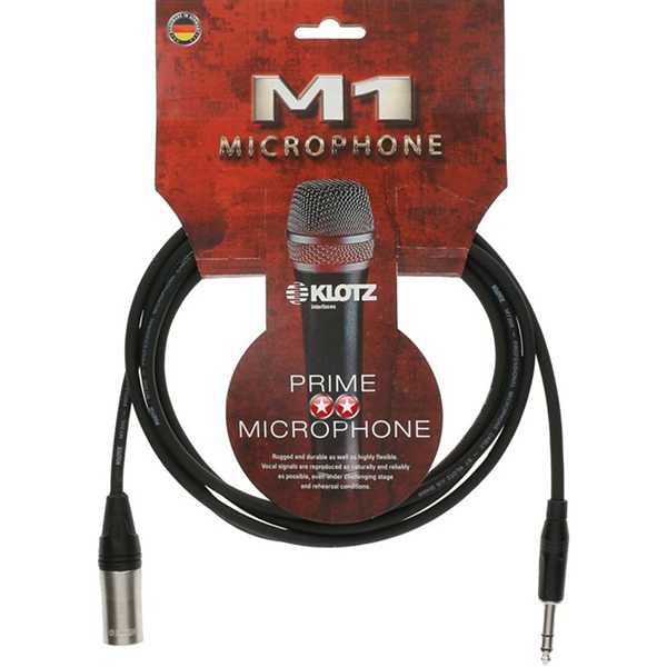 Кабель микрофонный XLRf-6.35мм, 2м, Klotz M1FS1K0200