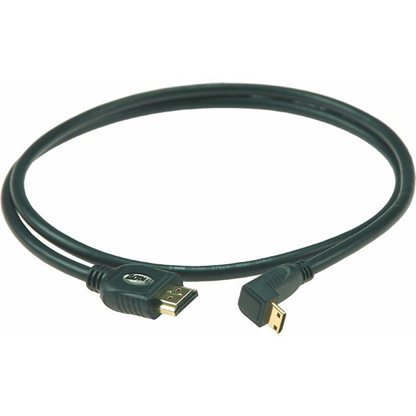 Кабель HDMI, прямой/угловой, 1м, Klotz HCL-HA-010
