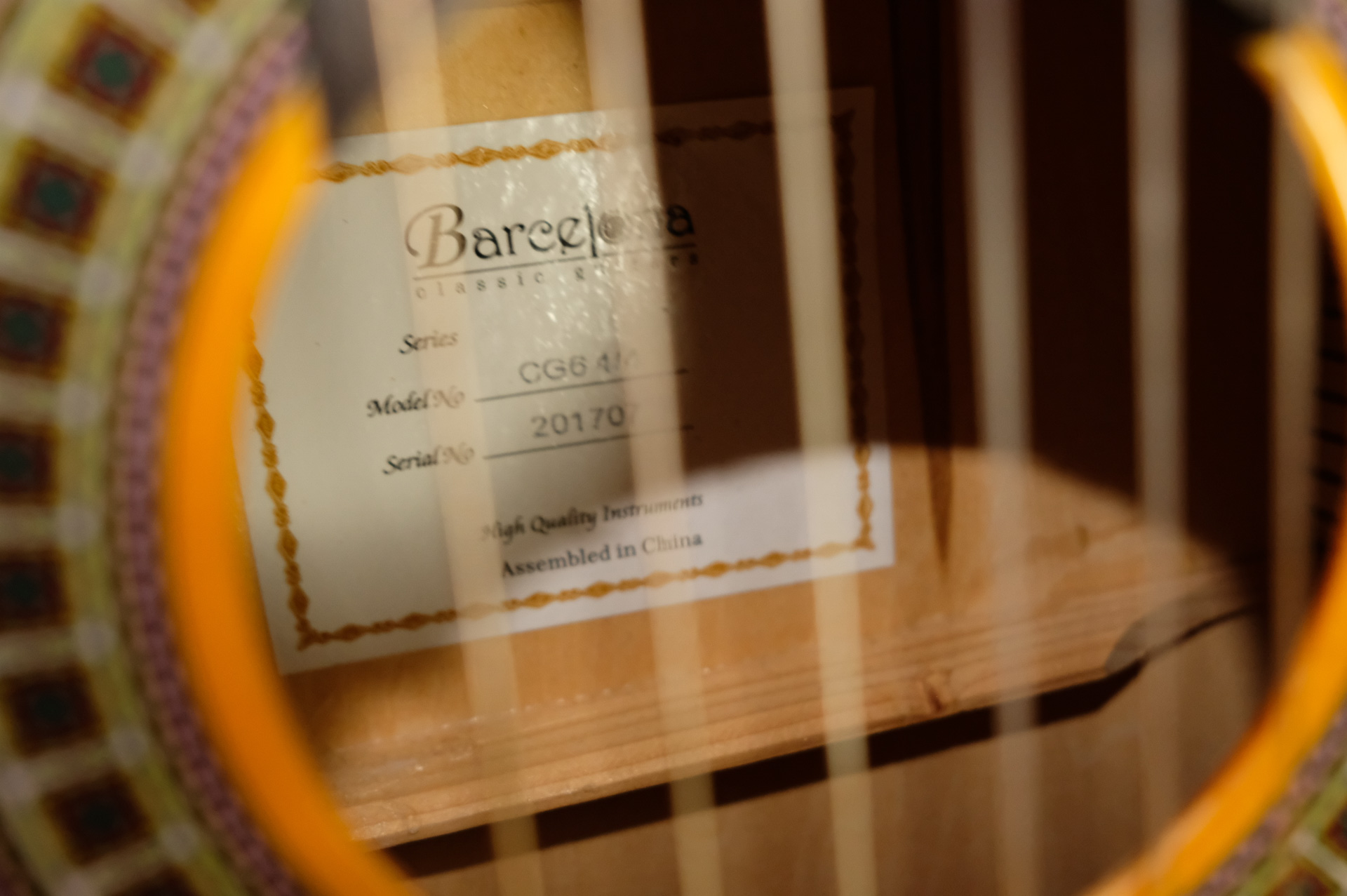 Классическая гитара BARCELONA CG6 4/4