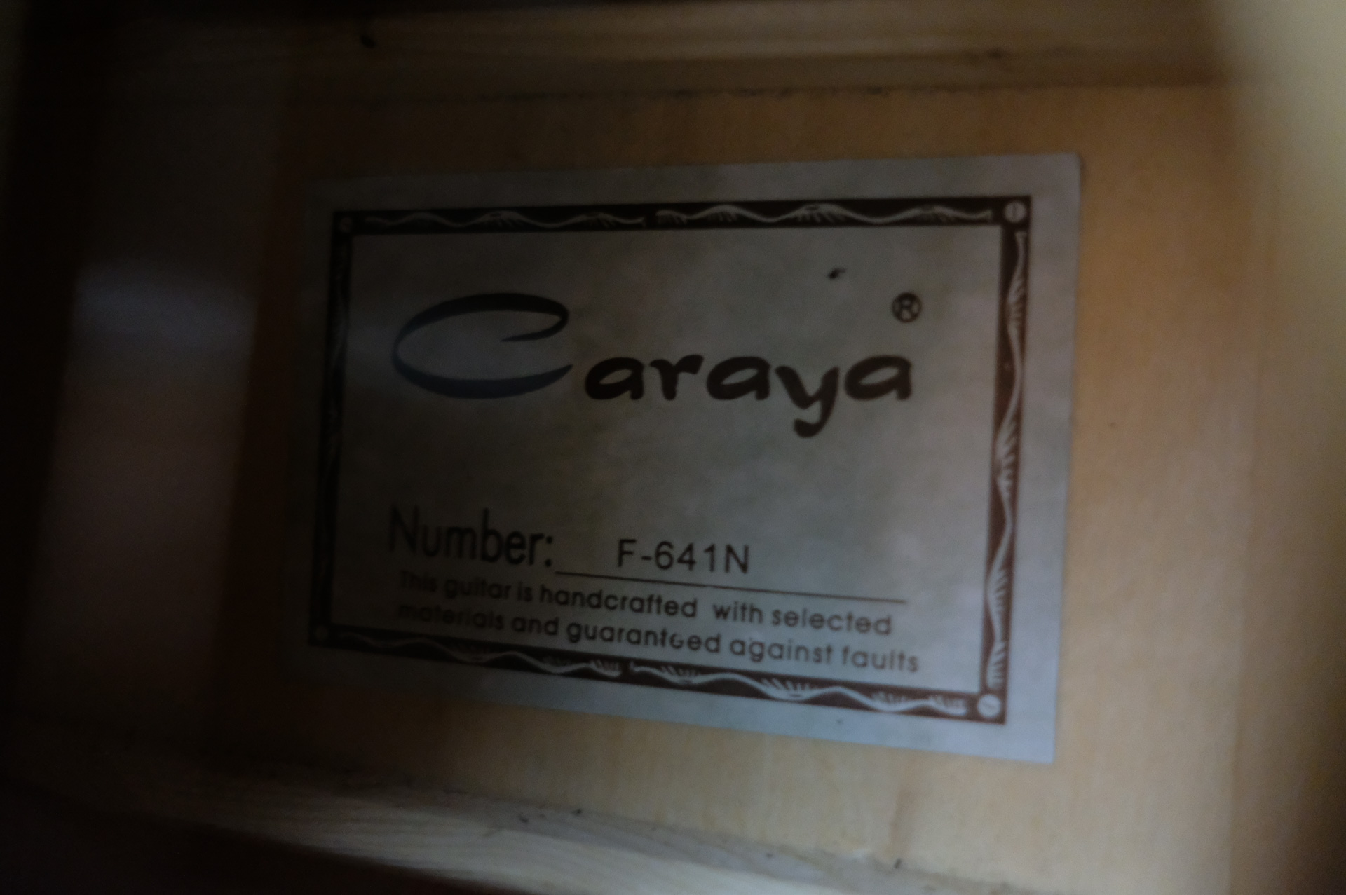 Акустическая гитара Caraya F641-N
