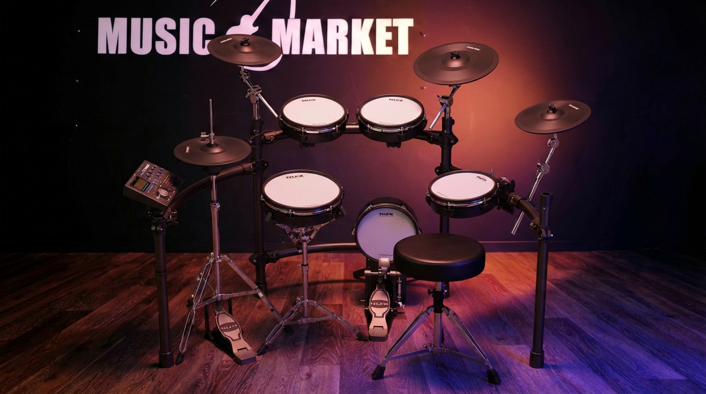 DM-8 + Ковер Цифровая ударная установка (2 коробки), Nux