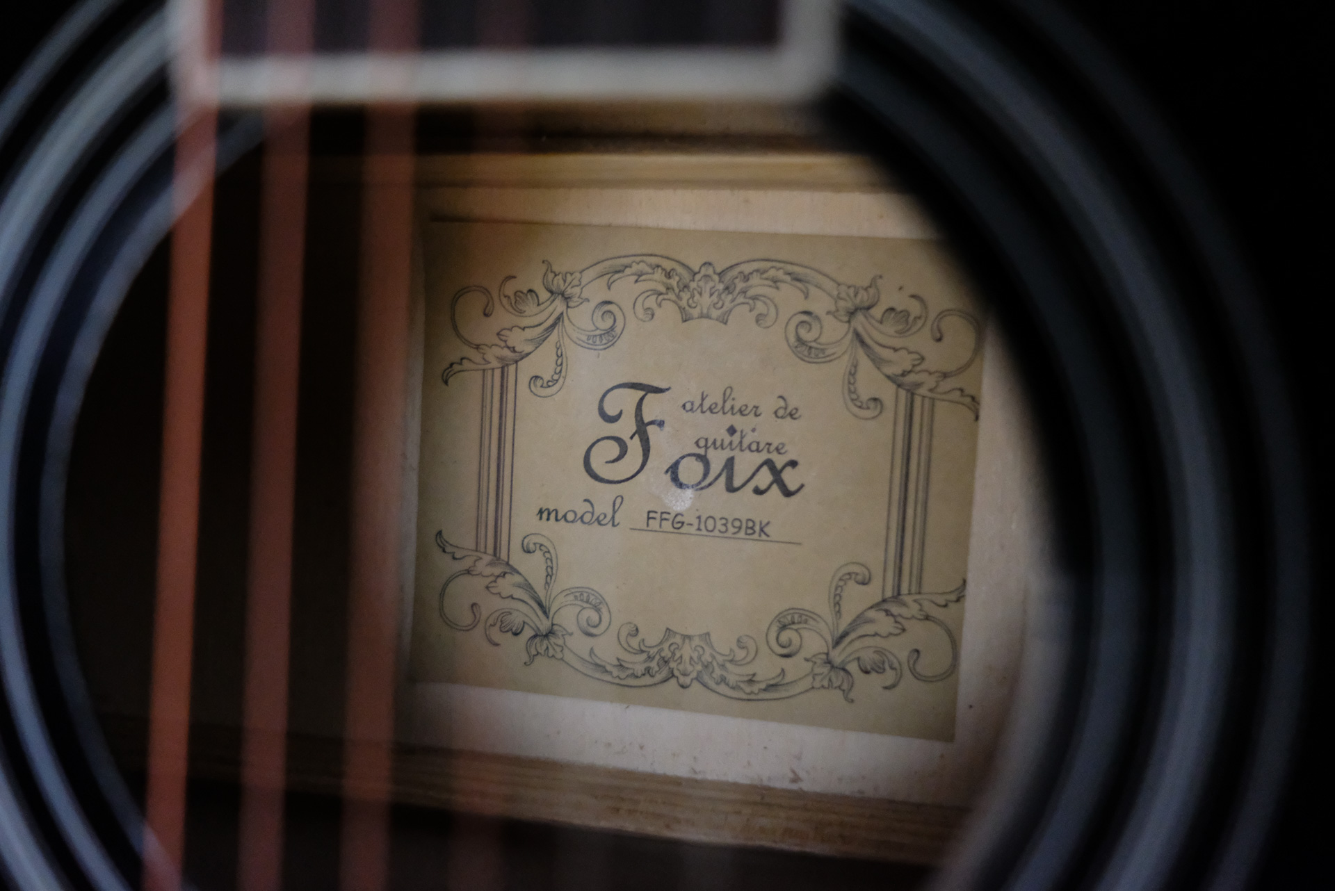 Акустическая гитара Foix FFG-1039BK