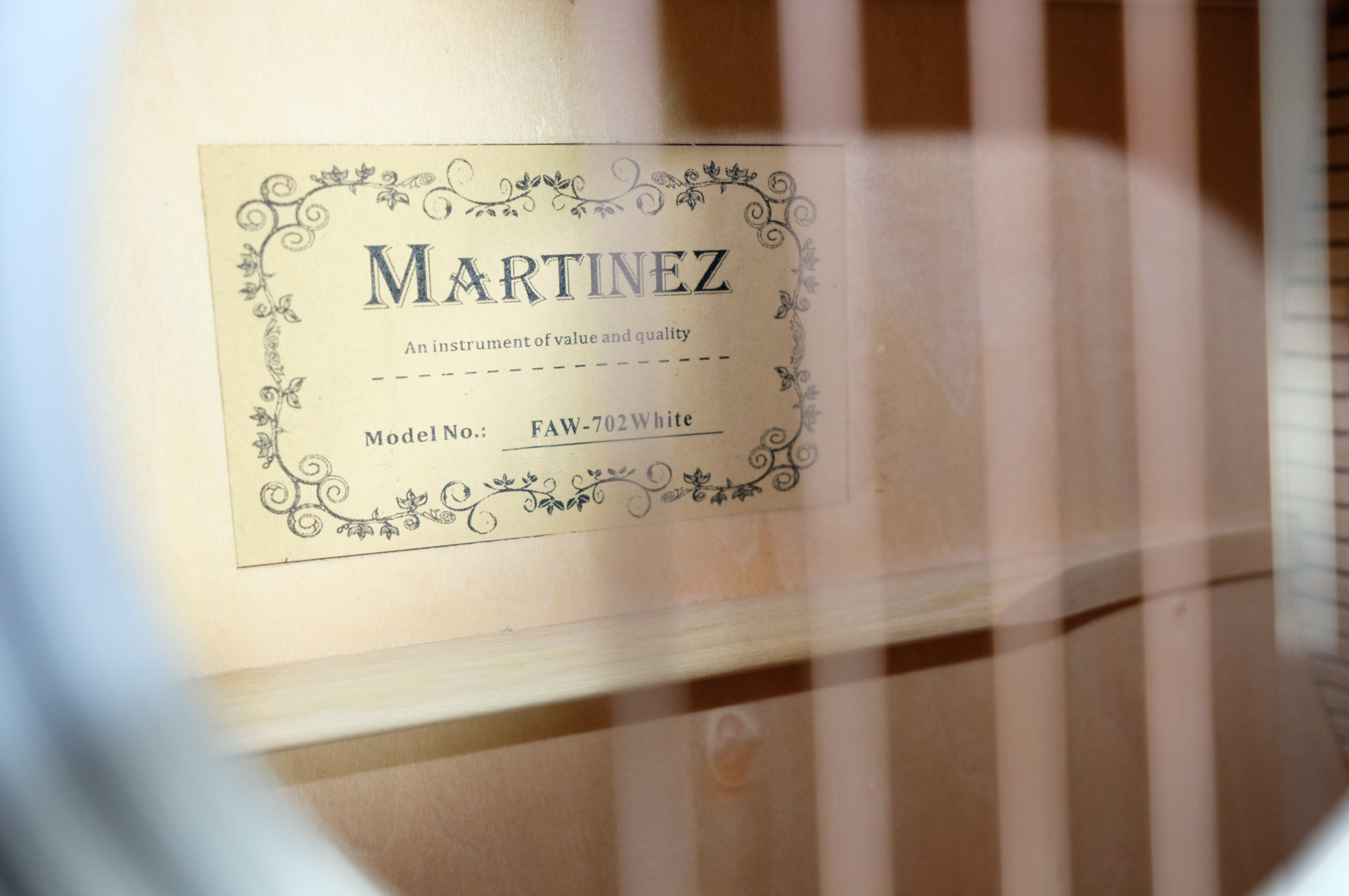 Акустическая гитара Martinez FAW - 702 / WH