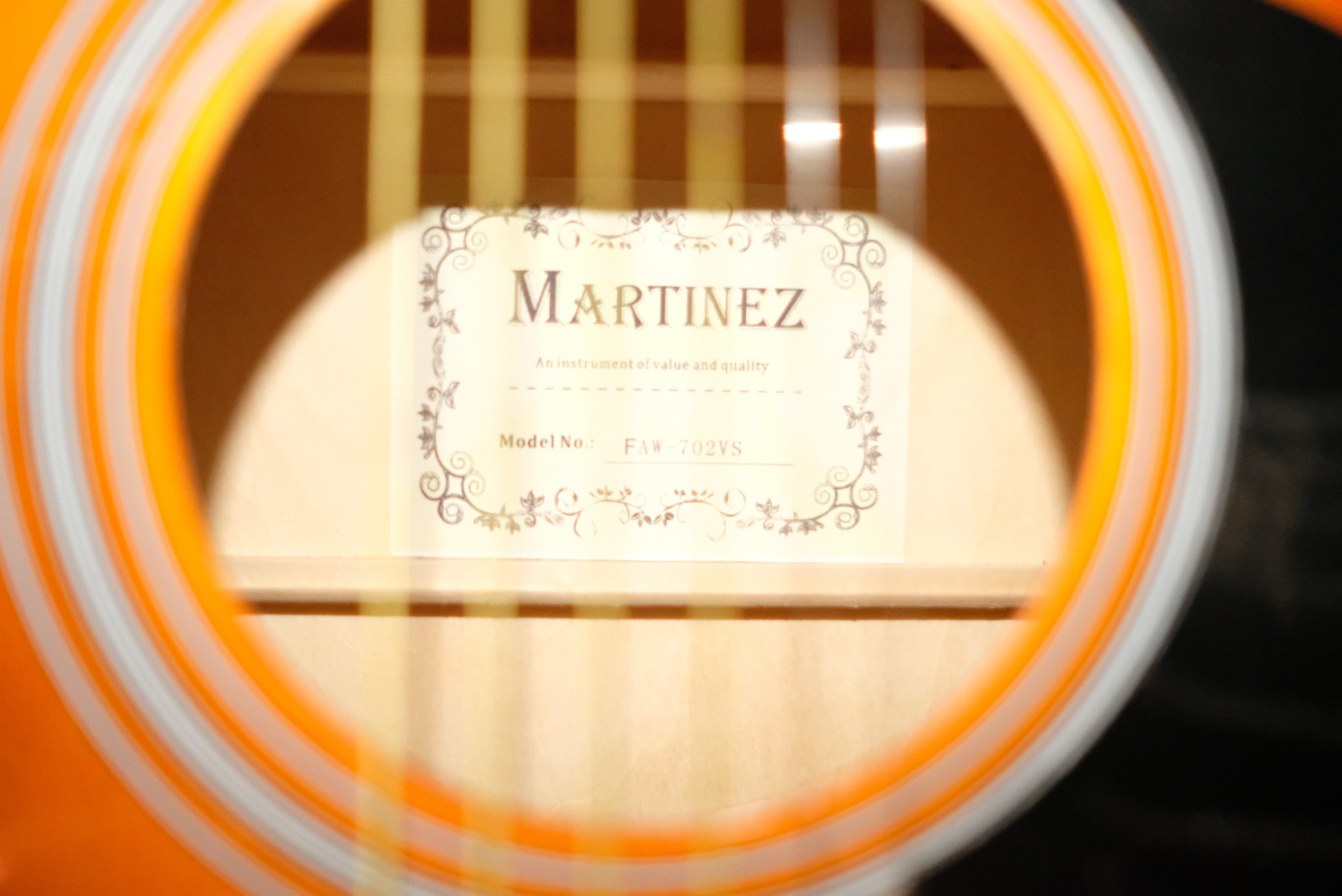 Акустическая гитара Martinez FAW - 702 / VS