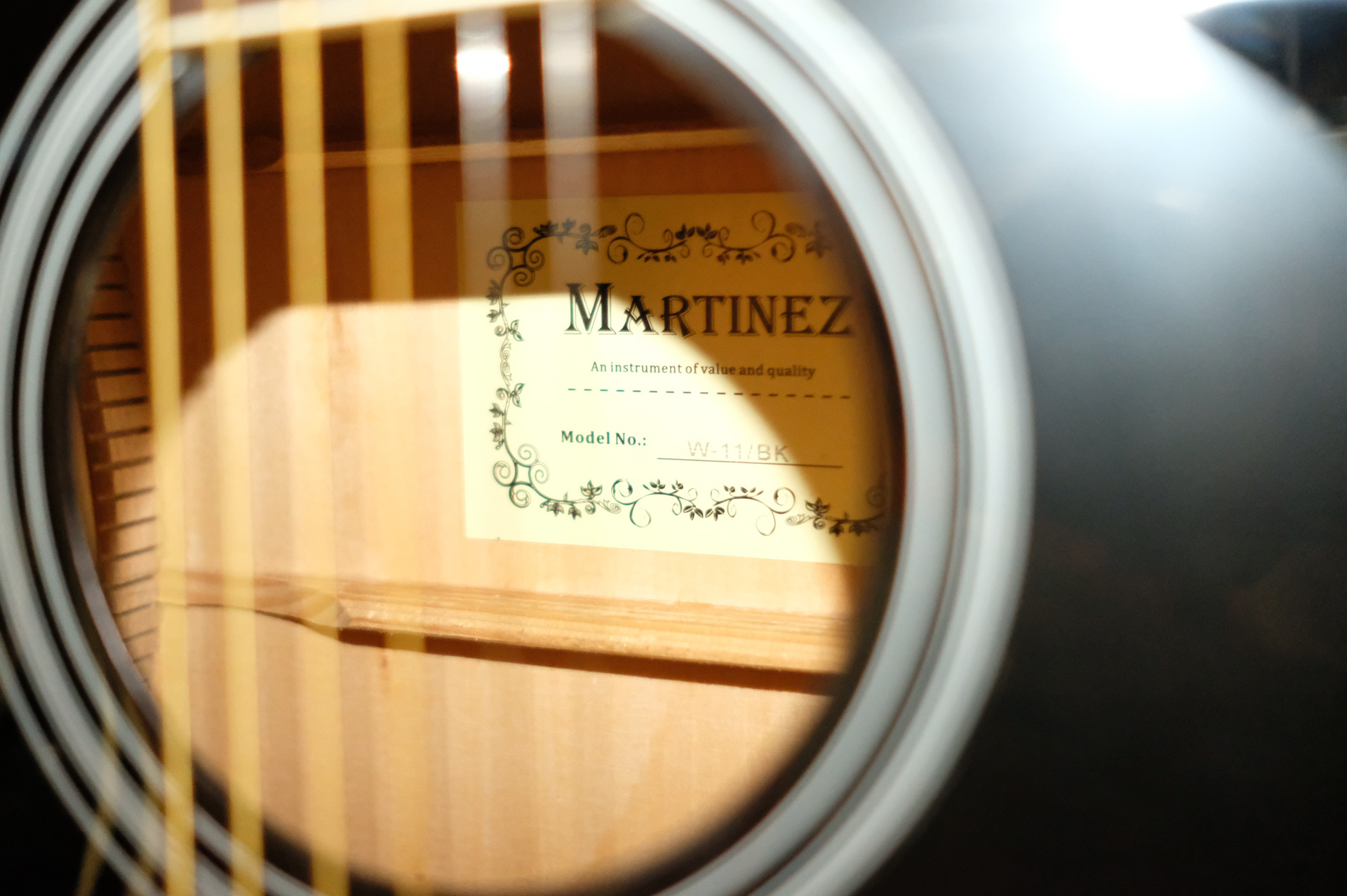 Акустическая гитара Martinez W - 11 / BK