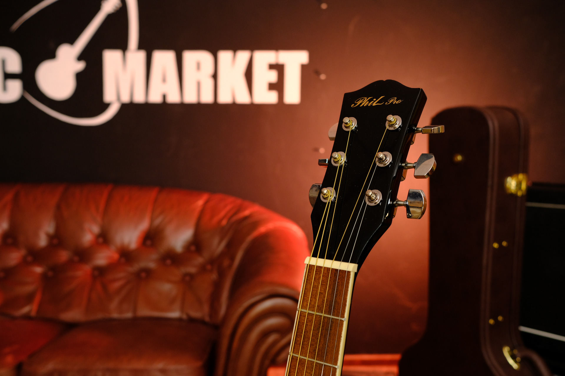 Акустическая гитара Phil Pro AS - 4004 / BK